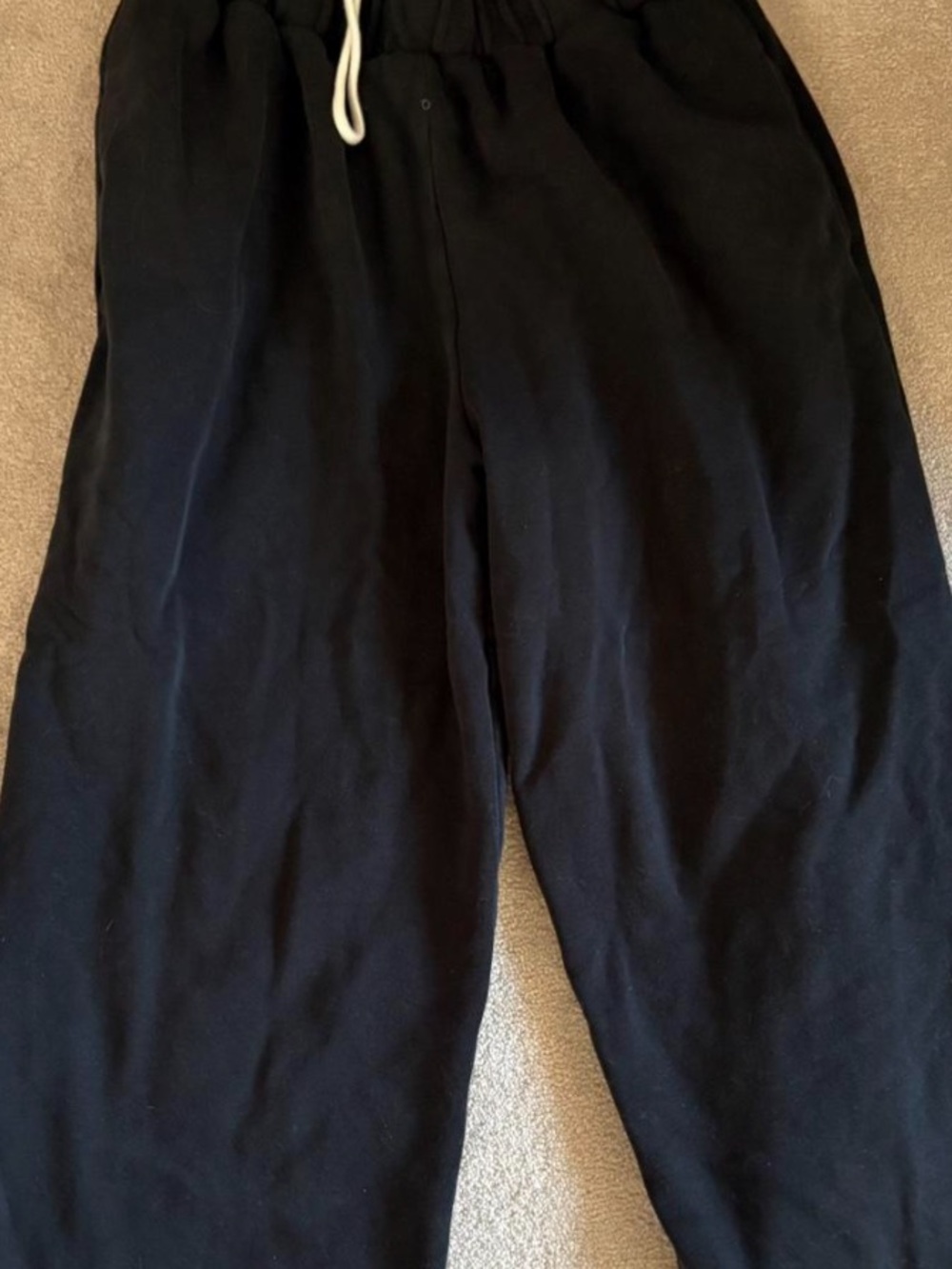 Urban Outfitters Black Wide Leg Drawstring Pants - Picture 2 of 3